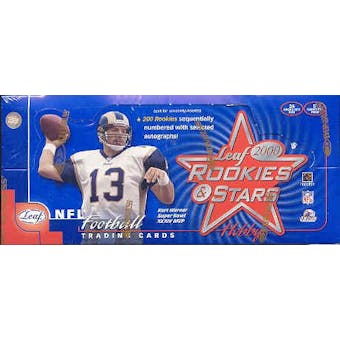 2000 Leaf Rookies & Stars Football Hobby Box