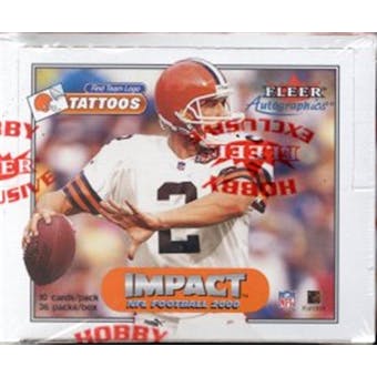 2000 Skybox Impact Football Hobby Box
