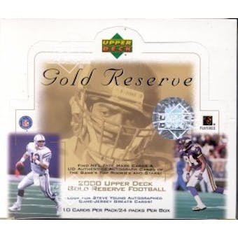 2000 Upper Deck Gold Reserve Football Box