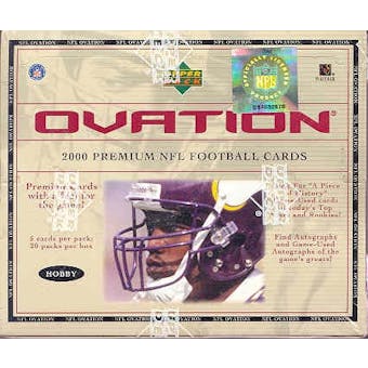 2000 Upper Deck Ovation Football Hobby Box