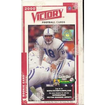 2000 Upper Deck Victory Football Hobby Box