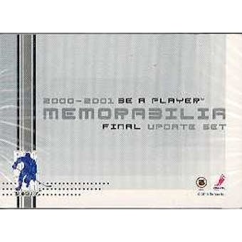 2000/01 Be A Player Memorabilia Final Update Hockey Factory Set