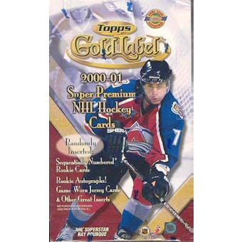 2000/01 Topps Gold Label Hockey Hobby Box