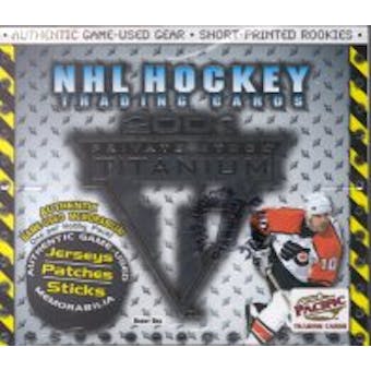 2000/01 Pacific Titanium Hockey Hobby Box