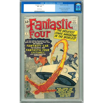 Fantastic Four #3 CGC 4.5 (OW) *0103972002*