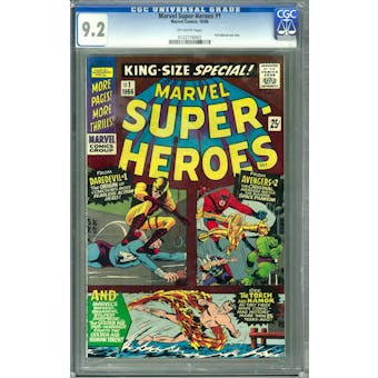 Marvel Super-Heroes #1 CGC 9.2 (OW) *0122776003*