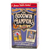 2012 Upper Deck Goodwin Champions 12-Pack Blaster Box (Lot of 6)