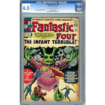 Fantastic Four #24 CGC 6.5 (C-OW) *0134280002*