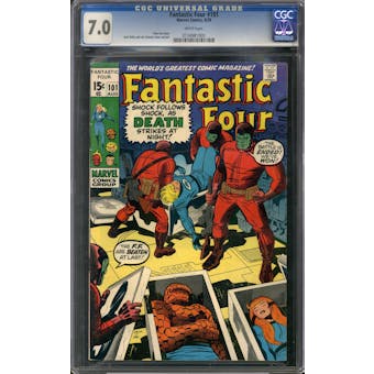 Fantastic Four #101 CGC 7.0 (W) *0134981005*