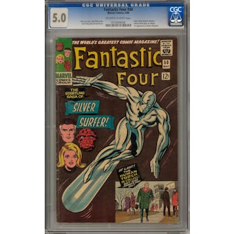 Fantastic Four #50 CGC 5.0 (OW-W) *0135848006*
