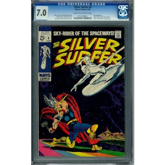 Silver Surfer #4 CGC 7.0 (C-OW) *0153769001*