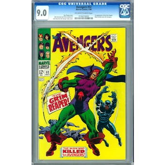 Avengers #52 CGC 9.0 (OW-W) *0156216003*