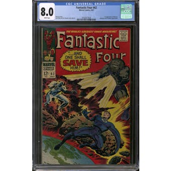 Fantastic Four #62 CGC 8.0 (W) *0162917029*
