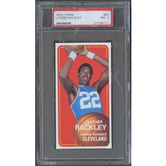 1970/71 Topps Basketball #61 Luther Rackley PSA 7 (NM) *5111
