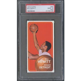 1970/71 Topps Basketball #56 Bill Hewitt PSA 9 (MINT) (PD) *5146