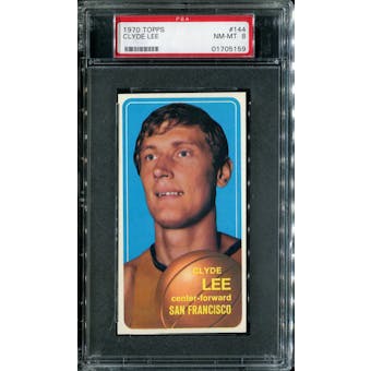 1970/71 Topps Basketball #144 Clyde Lee PSA 8 (NM-MT) *5159