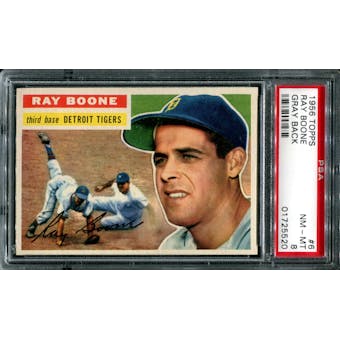 1956 Topps Baseball #6 Ray Boone PSA 8 (NM-MT) *5520