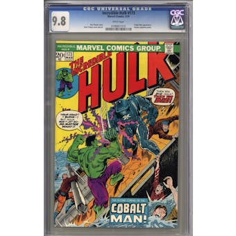 Incredible Hulk #173 CGC 9.8 (W) *0186851010*