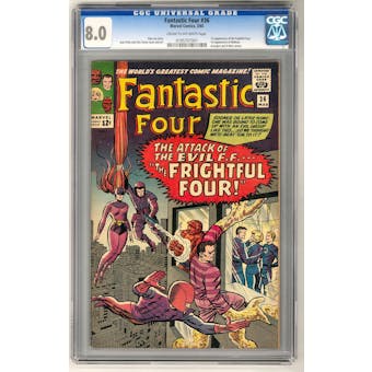 Fantastic Four #36 CGC 8.0 (C-OW) *0195707001*