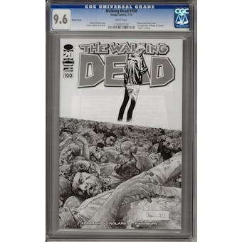 Walking Dead #100 CGC 9.6 Sketch Cover (W) *0199597018*