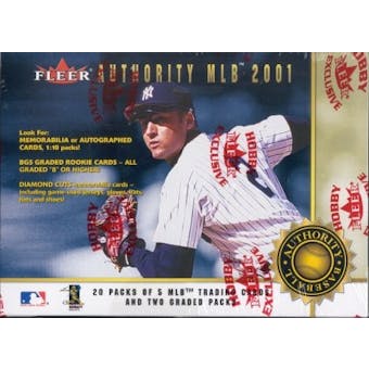 2001 Fleer Authority Baseball Hobby Box