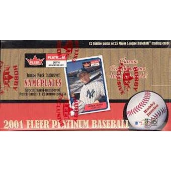 2001 Fleer Platinum Baseball Jumbo Box