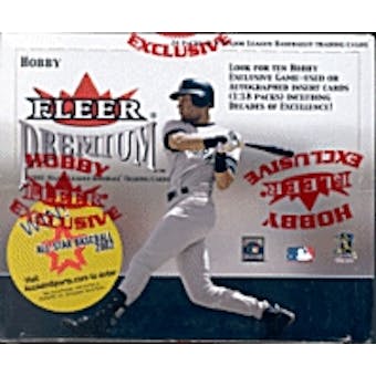 2001 Fleer Premium Baseball Hobby Box