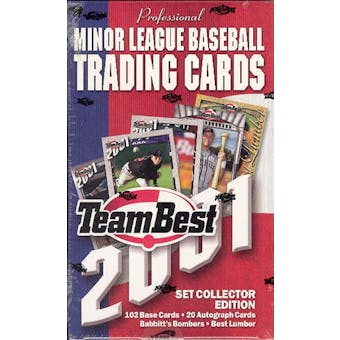 2001 Team Best Baseball Hobby Box