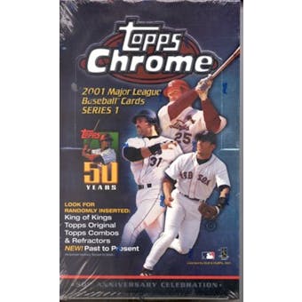 2001 Topps Chrome Series 1 Baseball Hobby Box