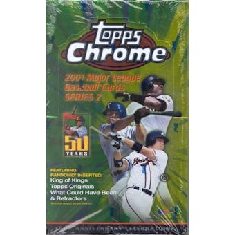 2001 Topps Chrome Series 2 Baseball Hobby Box