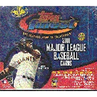 2001 Topps Finest Baseball Jumbo Box