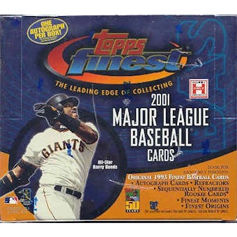 2001 Topps Finest Baseball Hobby Box