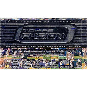 2001 Topps Fusion Baseball Hobby Box