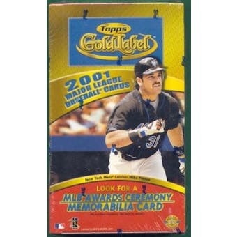 2001 Topps Gold Label Baseball Hobby Box