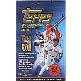 2001 Topps Series 1 Baseball Jumbo Box