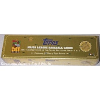 2001 Topps Baseball HTA Factory Set (Box) (Gold)