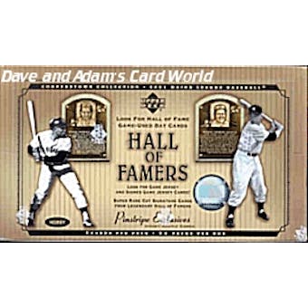 2001 Upper Deck Hall Of Famers Baseball Hobby Box