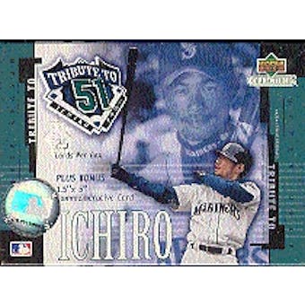 2001 Upper Deck Tribute to "51" Ichiro Baseball Box Set