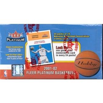 2001/02 Fleer Platinum Basketball Hobby Box