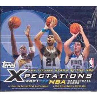 2001/02 Topps Xpectations Basketball 20 Pack Box