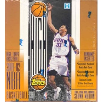 2001/02 Topps High Topps Basketball Hobby Box