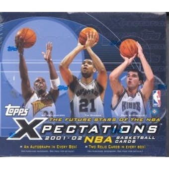 2001/02 Topps Xpectations Basketball Hobby Box