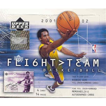 2001/02 Upper Deck Flight Team Basketball Hobby Box