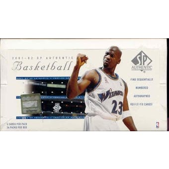2001/02 Upper Deck SP Authentic Basketball Hobby Box