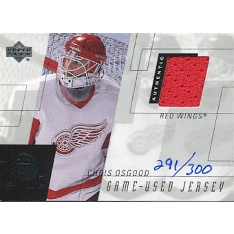 2000/01 Upper Deck e-Card Prizes #ECO Chris Osgood Red Jersey /300