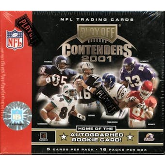 2001 Playoff Contenders Football Hobby Box
