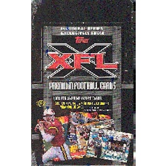 2001 Topps XFL Football Hobby Box