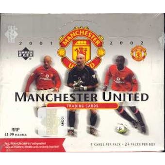 2002 Upper Deck Manchester United Soccer UK Version Hobby Box