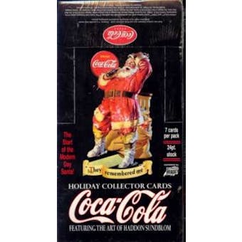 2001 Comic Images Coca-Cola Holiday Collector Cards Hobby Box