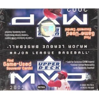 2002 Upper Deck MVP Baseball 24 Pack Box
